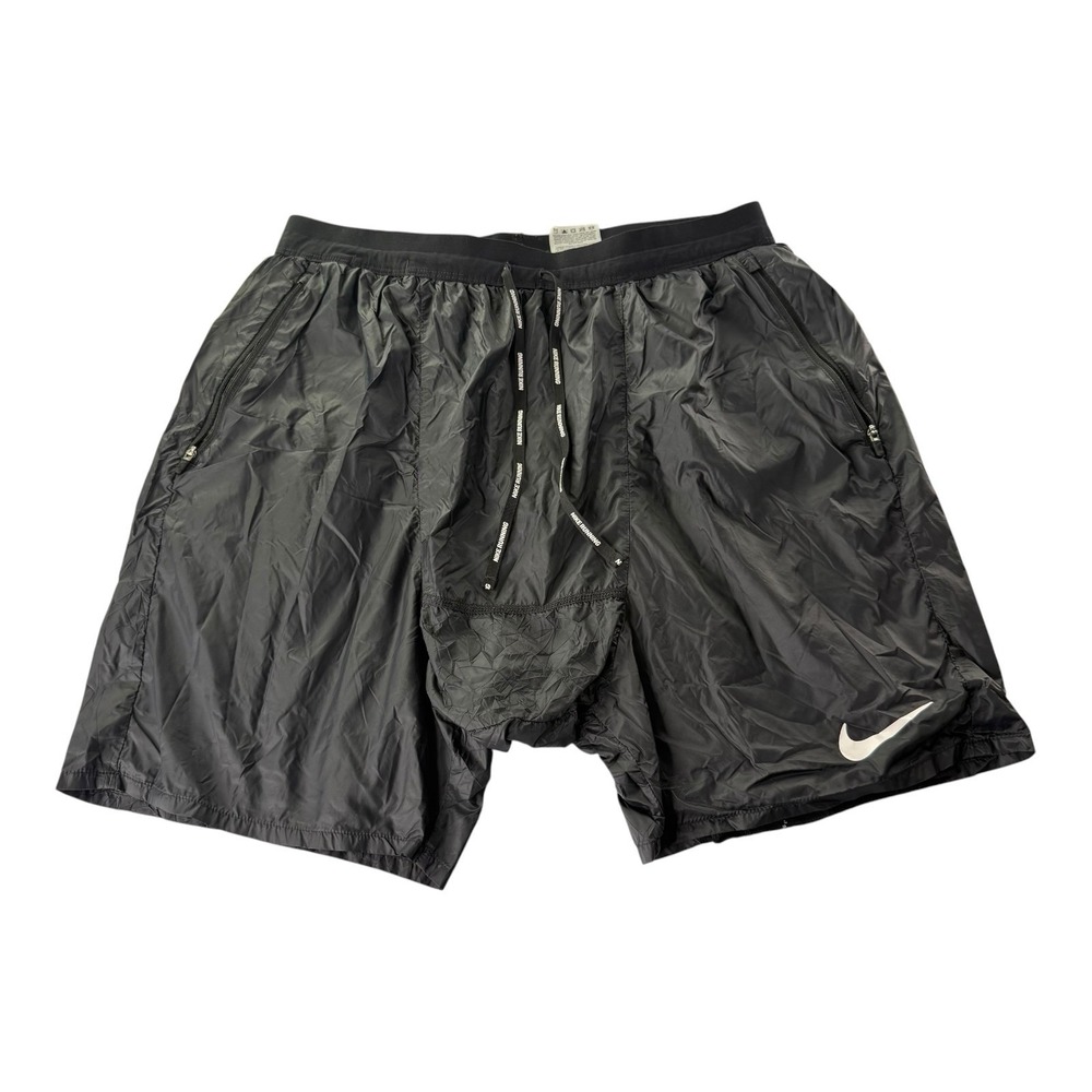Nike Flex Stride Elevate Running Division 2-in-1 Shorts Men L Black 928457-010